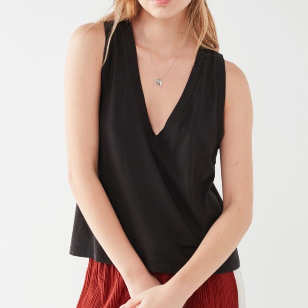 V neck tank top